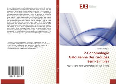 2-Cohomologie Galoisienne Des Groupes Semi-Simples - Jean-Claude Douai