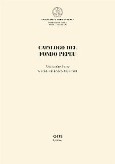Catalogo del Fondo Pepeu