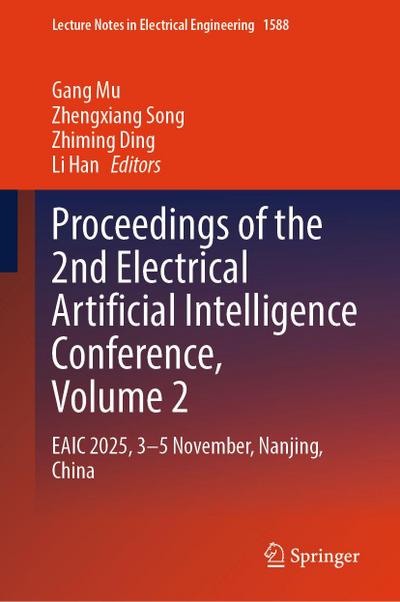 Proceedings of the 2nd Electrical Artificial Intelligence Conference, Volume 2