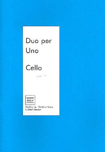Duo per uno (+Cd, + Diskette)für Violoncello