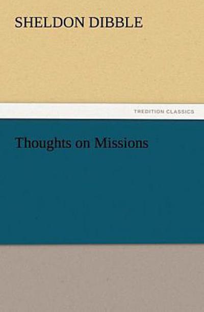 Thoughts on Missions