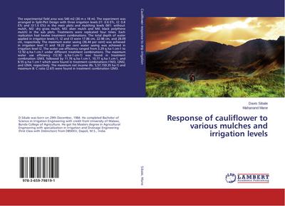 Response of cauliflower to various mulches and irrigation levels