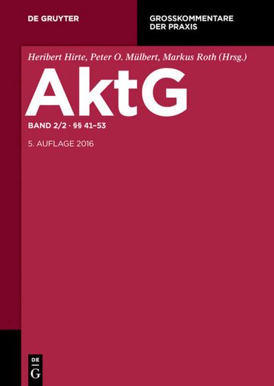 AktG/Aktiengesetz 2/2