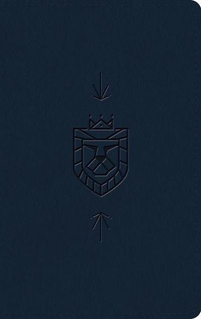 ESV Holy Bible for Kids (Trutone, Dark Blue, Lion of Judah Design)