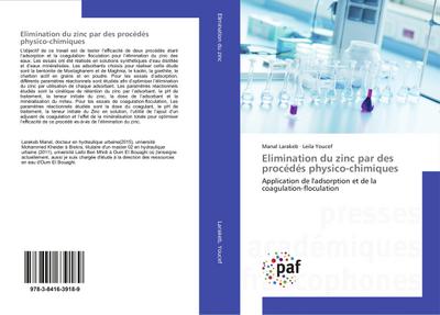Elimination du zinc par des procédés physico-chimiques