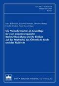 Die Menschenrechte als Grundlage für eine gesamteuropäische Rechtsentwicklung und ihr Einfluss auf das Strafrecht, das Öffentliche Recht und das Zivilrecht