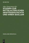 Studien zur mittelalterlichen Geistesgeschichte un