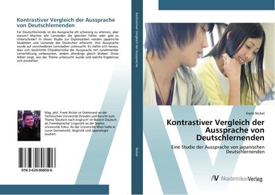 Kontrastiver Vergleich der Aussprache von Deutschlernenden