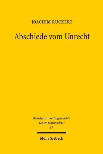 Abschiede vom Unrecht