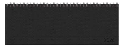 Tischkalender quer Professional Premium 2026 schwarz