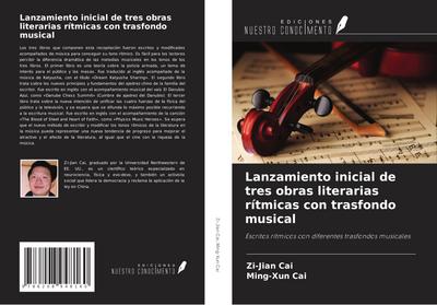 Lanzamiento inicial de tres obras literarias rítmicas con trasfondo musical