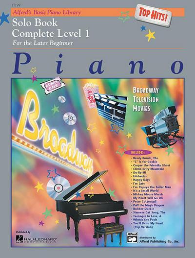 Alfred’s Basic Piano Library Top Hits Solo Book 1