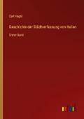 Geschichte der Städtverfassung von Italien