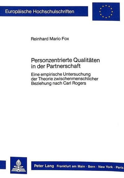 Fox, R: Personzentrierte Qualitäten in der Partnerschaft
