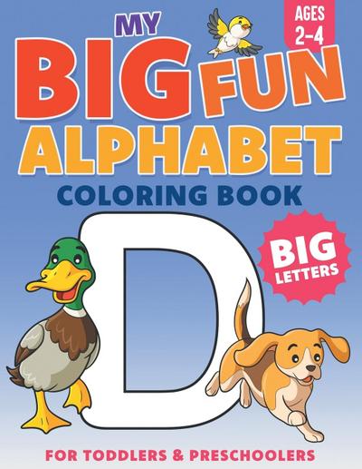 My Big Fun Alphabet Coloring Book Big Letters
