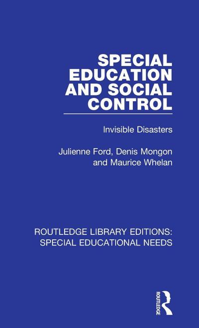 Special Education and Social Control