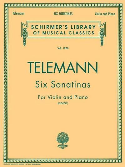 Six Sonatinas: Schirmer Library of Classics Volume 1970 Violin and Piano
