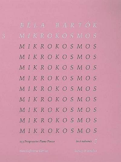 Mikrokosmos: 153 Klavierstücke, vom allerersten Anfang an. Band 3. Klavier. (Mikrokosmos, Band 3, Band 3) - Béla Bartók