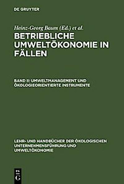 Umweltmanagement und ökologieorientierte Instrumente