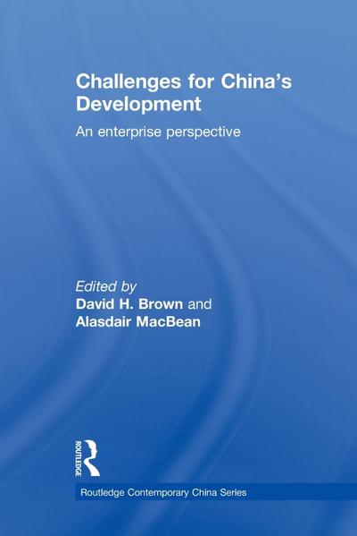 Challenges for China’s Development