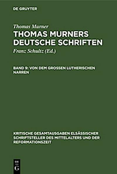 Von dem großen Lutherischen Narren