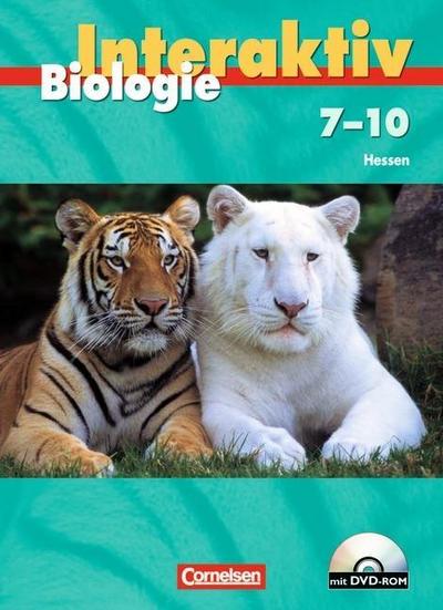 Biologie interaktiv, Ausgabe Hessen 7.-10. Schuljahr, Schülerbuch m. DVD-ROM
