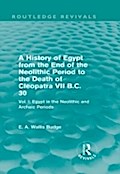 History of Egypt from the End of the Neolithic Per