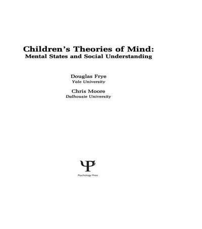 Children’s Theories of Mind