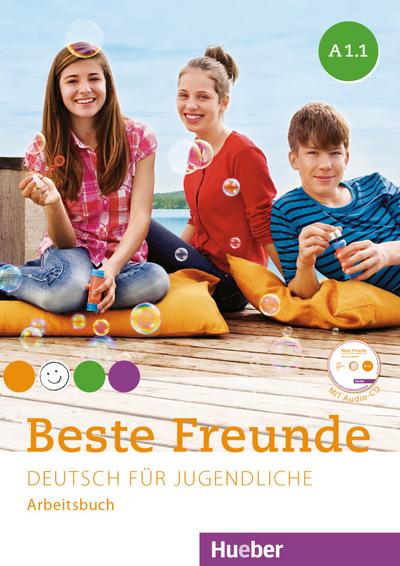 Beste Freunde A1: Deutsch für Jugendliche.Deutsch als Fremdsprache / Paket Arbeitsbuch A1.1 und A1.2 mit 2 Audio-CDs