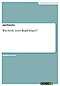 Was heißt ’einer Regel folgen’?