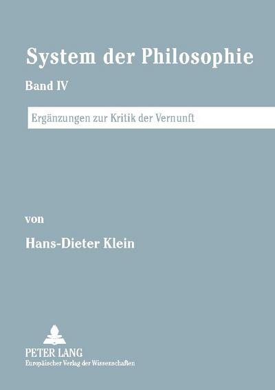 System der Philosophie
