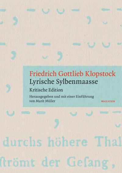 »Lyrische Sylbenmaasse«