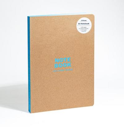 Kraft and Blue A4 Notebook