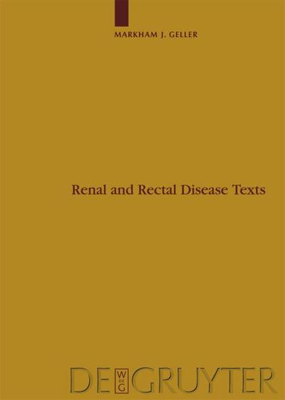 Renal and Rectal Disease Texts