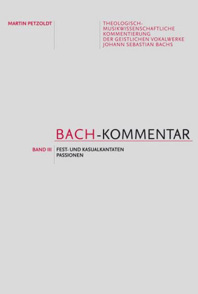 Bach-Kommentar - Band 3