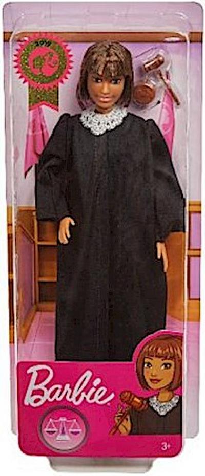 Barbie FXP44 - Barbie Richterin Berufe Puppe brünett, Puppen Spielzeug ab 3 Jahren