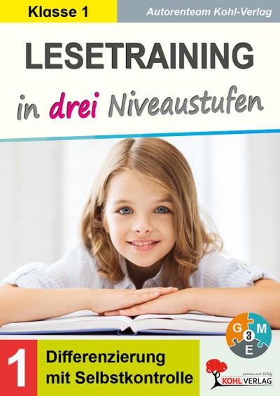 Lesetraining in drei Niveaustufen / Klasse 1