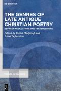 The Genres of Late Antique Christian Poetry