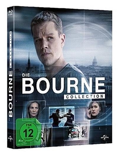 Bourne Collection 1-4 - DigiBook, 4 Blu-rays u. 1 DVD (Limited Edition)