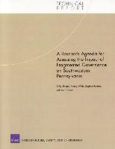A Research Agenda for Assessing the Impact of Fragmented Governance on Southwestern Pennsylvania