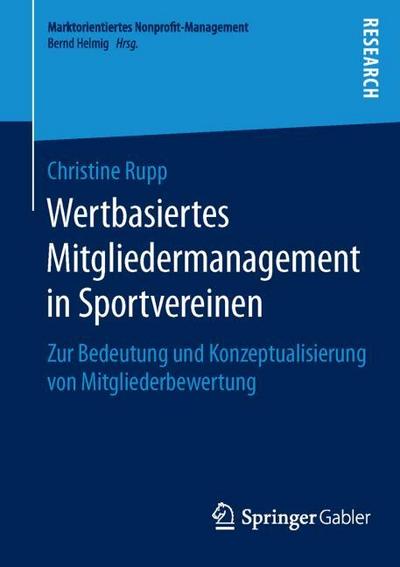Wertbasiertes Mitgliedermanagement in Sportvereinen
