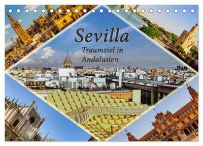 Sevilla - Traumziel in Andalusien (Tischkalender 2026 DIN A5 quer), CALVENDO Monatskalender