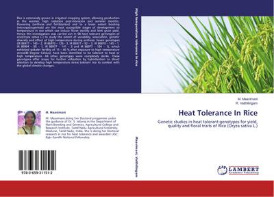 Heat Tolerance In Rice - M. Maavimani