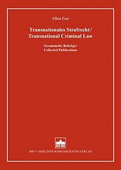 Transnationales Strafrecht/Transnational Criminal Law