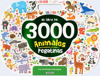 Mi libro de 3000 pegatinas animales con divertidas actividades