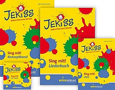 JEKISS - Jedem Kind seine Stimme / Lehrerpaket (Konzeptband, Liederbuch, CD-Paket und DVD), m. 4 Audio-CD, m. 1 Buch, m. 1 Buch, m. 1 DVD-ROM