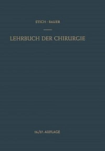 Lehrbuch der Chirurgie
