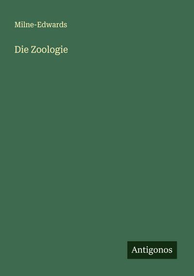 Die Zoologie