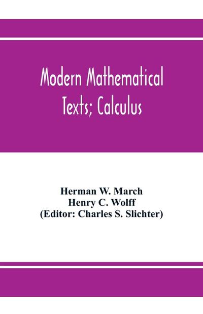 Modern Mathematical Texts; Calculus