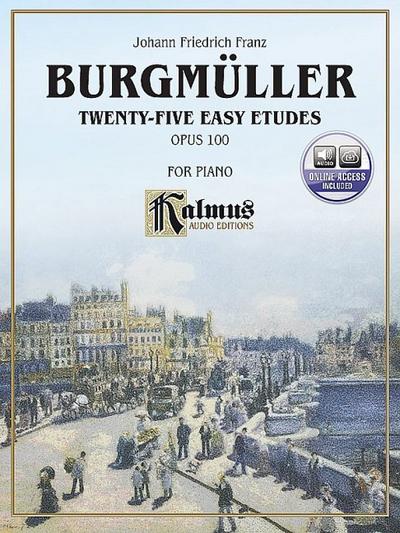 Twenty-five Easy Etudes, Op. 100 | Klavier | Buch & CD (Kalmus CD Editions)
